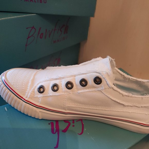 Blowfish Malibu White Sneakers - Picture 2 of 6